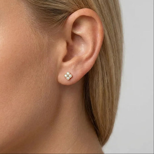 Aurélie Sparkle Stud Earrings - Joie d’Or