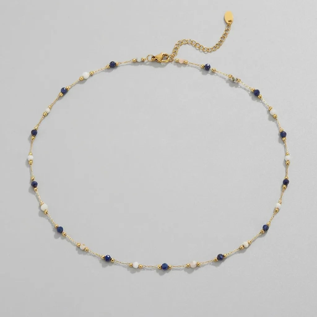 Alla Midnight Beaded Necklace