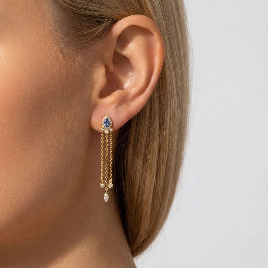 Isabella Radiant Drop Earrings - Joie d’Or
