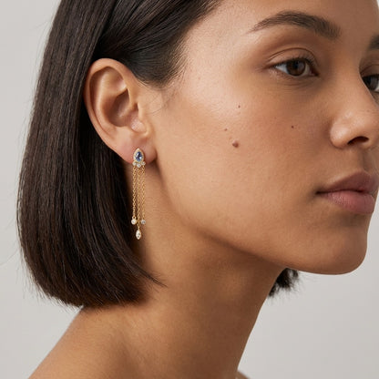 Isabella Radiant Drop Earrings - Joie d’Or
