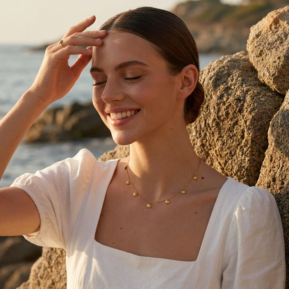 Sirena Gold Shell Necklace - Joie d’Or