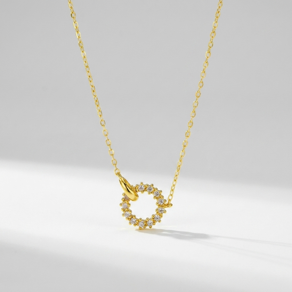 Isla Linked Circle Necklace