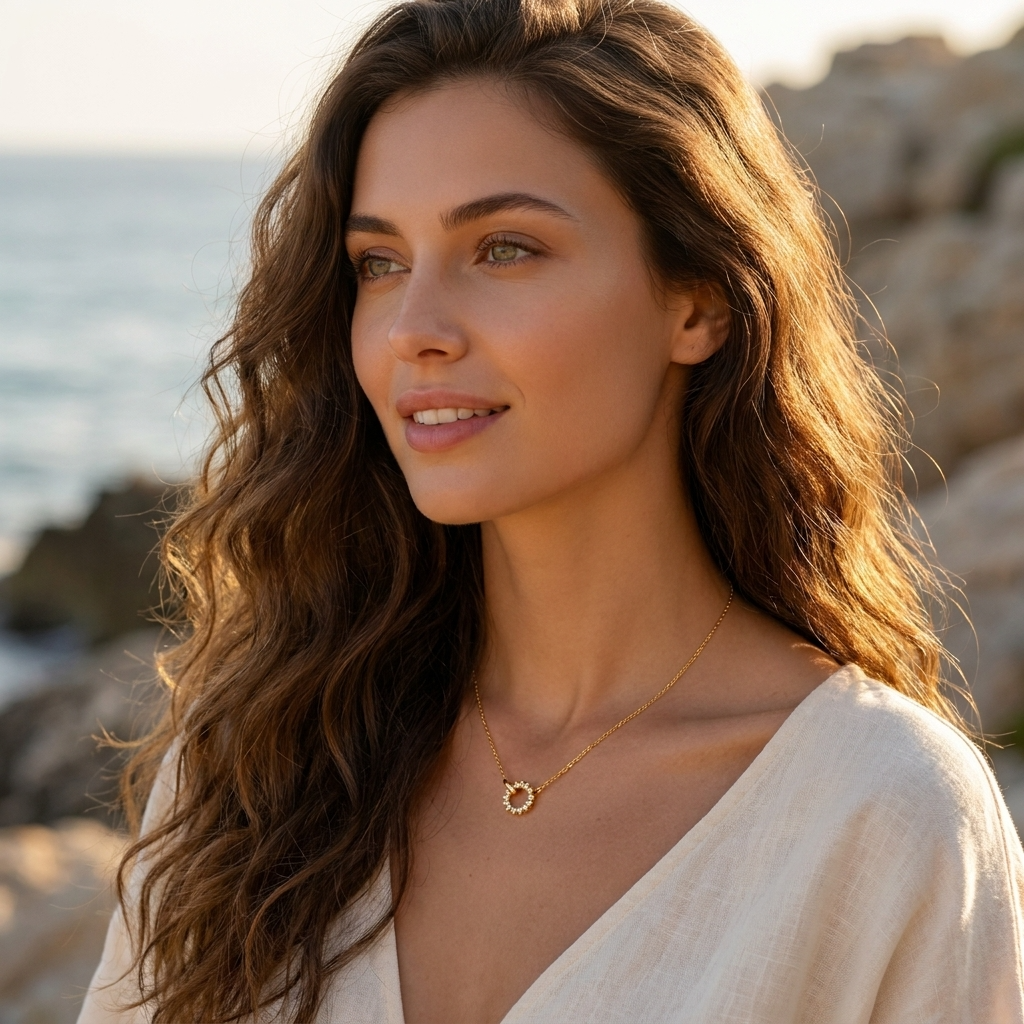 Isla Linked Circle Necklace