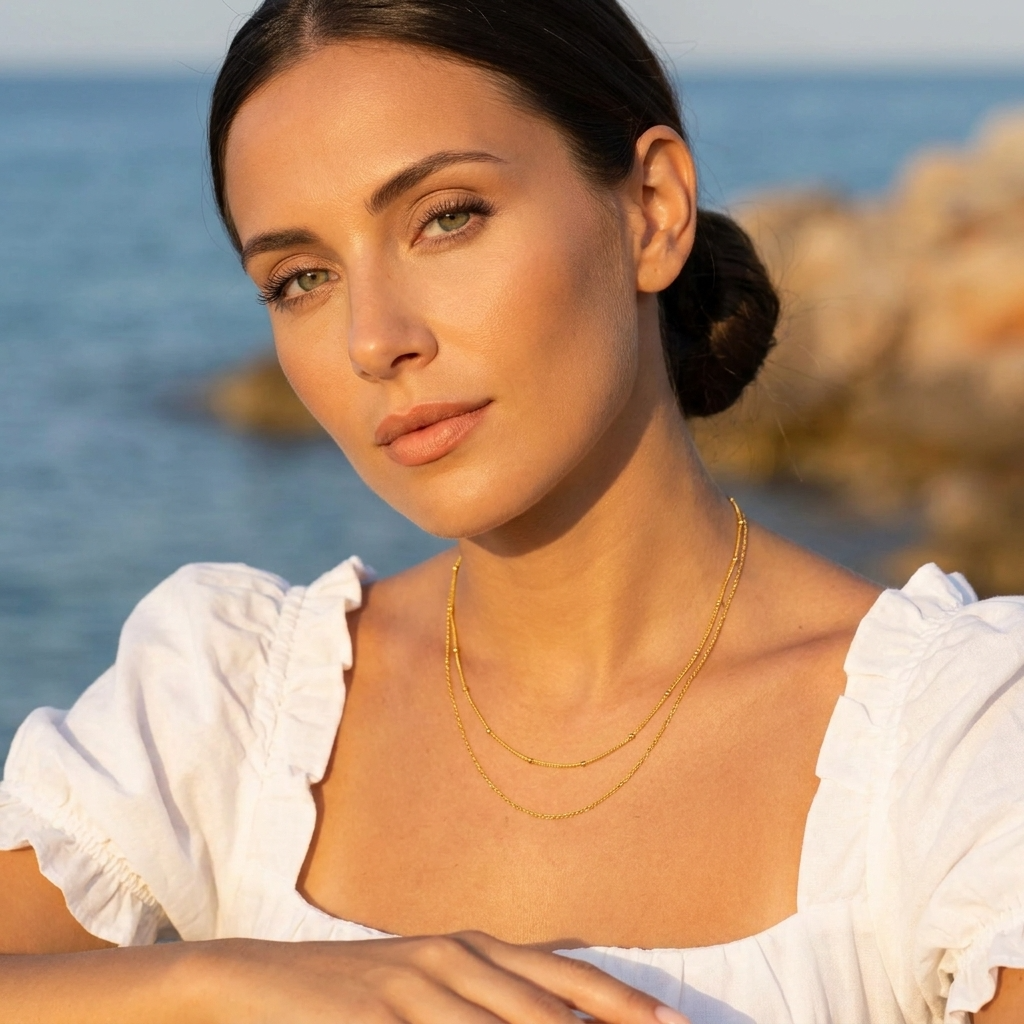 Ava Layered Chain Necklace - Joie d’Or