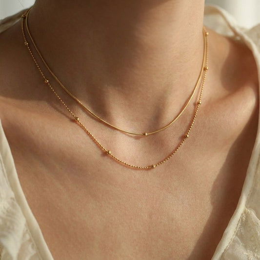 Mila Layered Chain Necklace - Joie d’Or