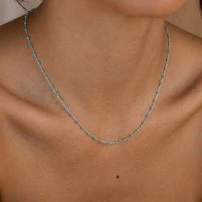 Capri Turquoise Chain Necklace - Joie d’Or