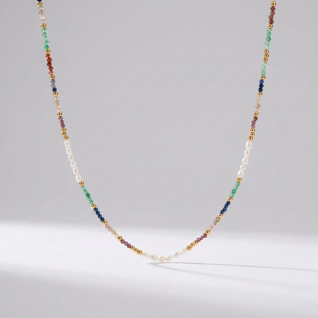 Sienna Rainbow Beaded Necklace - Joie d’Or