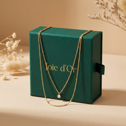 Diana Crystal Layered Necklace - Joie d’Or
