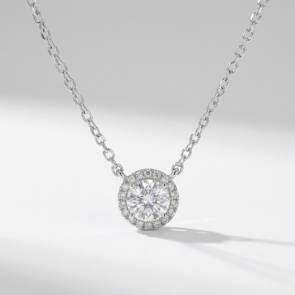 Olivia Cercle Halo Necklace - Joie d’Or