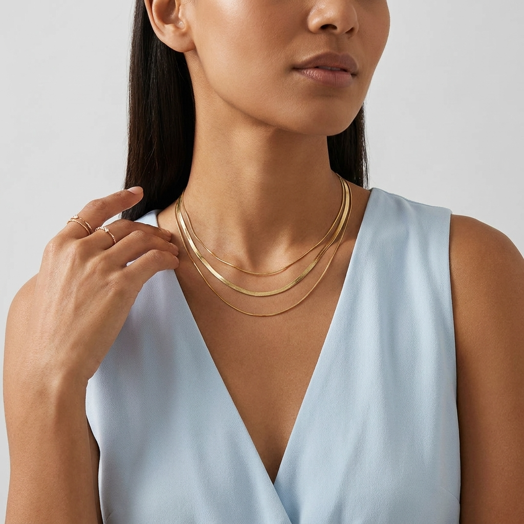 Zafina Gold Necklace - Joie d’Or