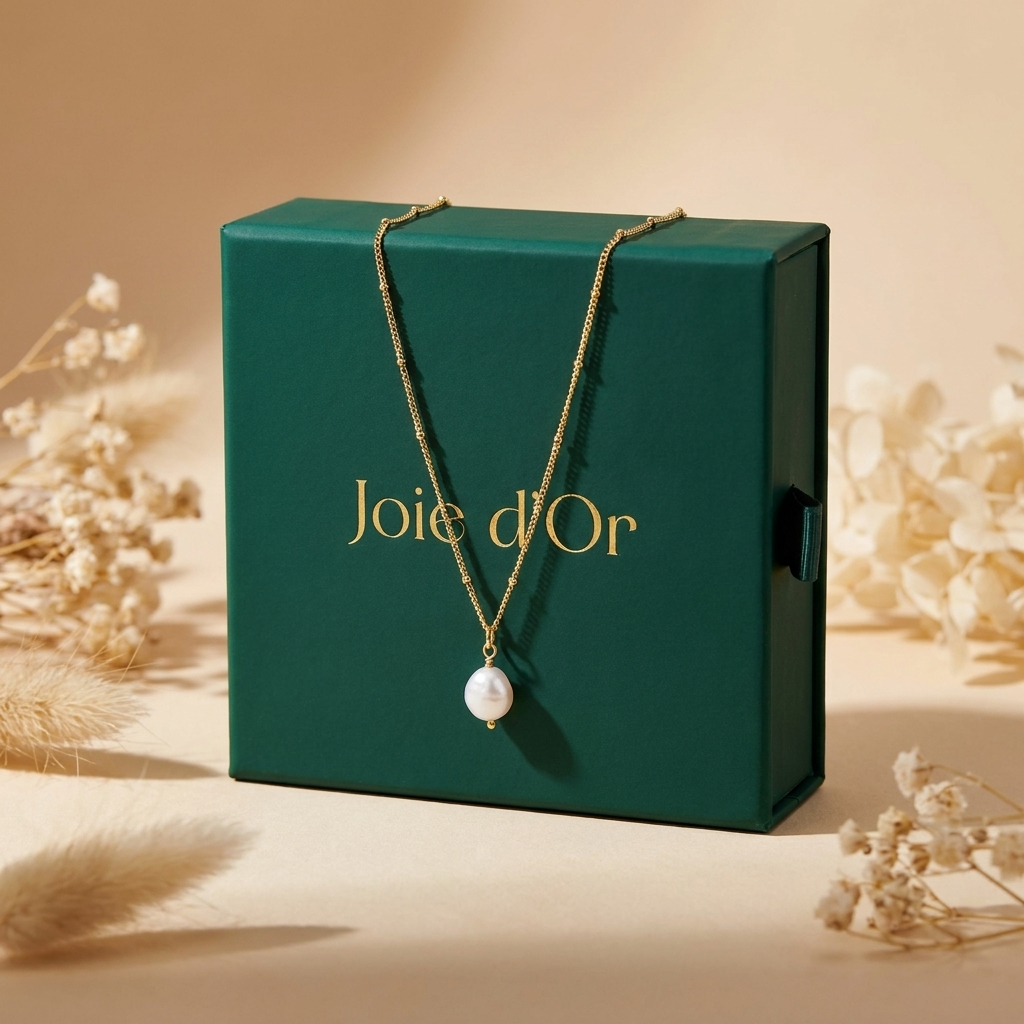 Luna Pearl Pendant - Joie d’Or