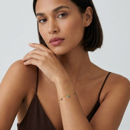Aurélie Prism Charm Bracelet - Joie d’Or