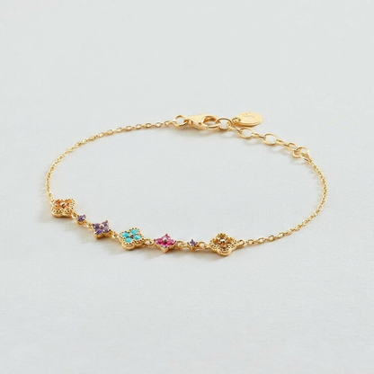Aurélie Gold Cluster Bracelet - Joie d’Or