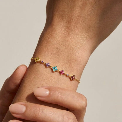 Aurélie Gold Cluster Bracelet - Joie d’Or
