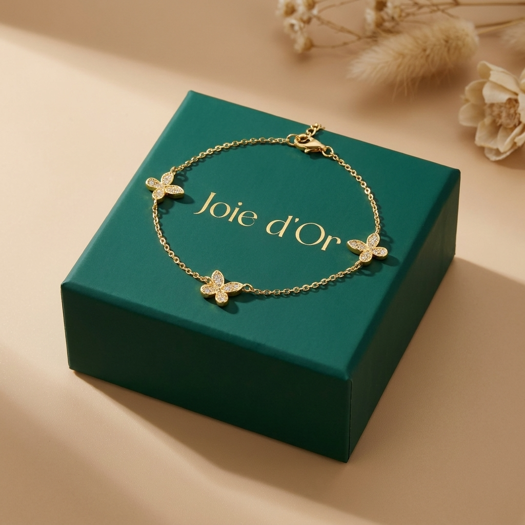 Élodie Butterfly Bracelet - Joie d’Or