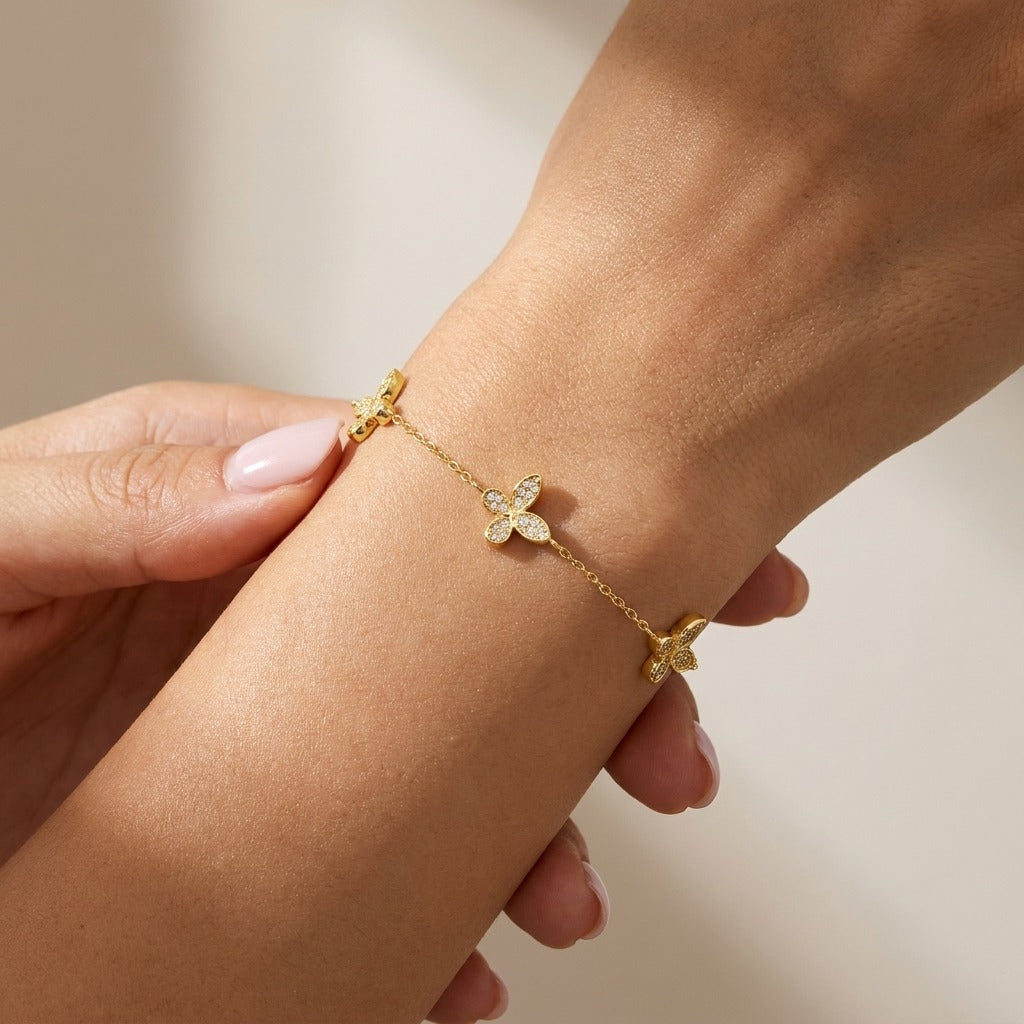 Élodie Butterfly Bracelet - Joie d’Or
