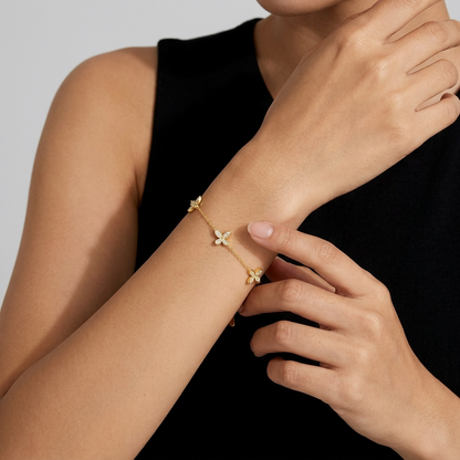 Élodie Butterfly Bracelet - Joie d’Or