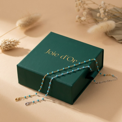 Capri Turquoise Chain Bracelet - Joie d’Or