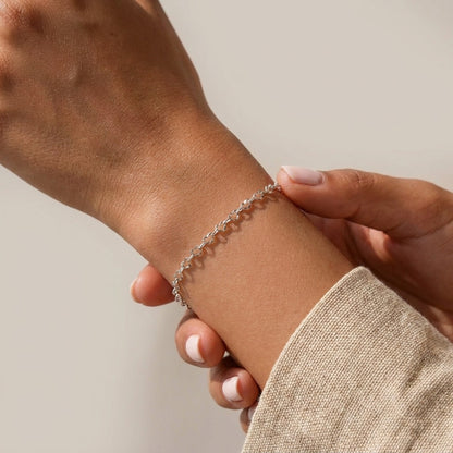 Élodie Chain Heart Bracelet - Joie d’Or