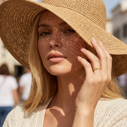 Soline Slim Gold Ring - Joie d’Or