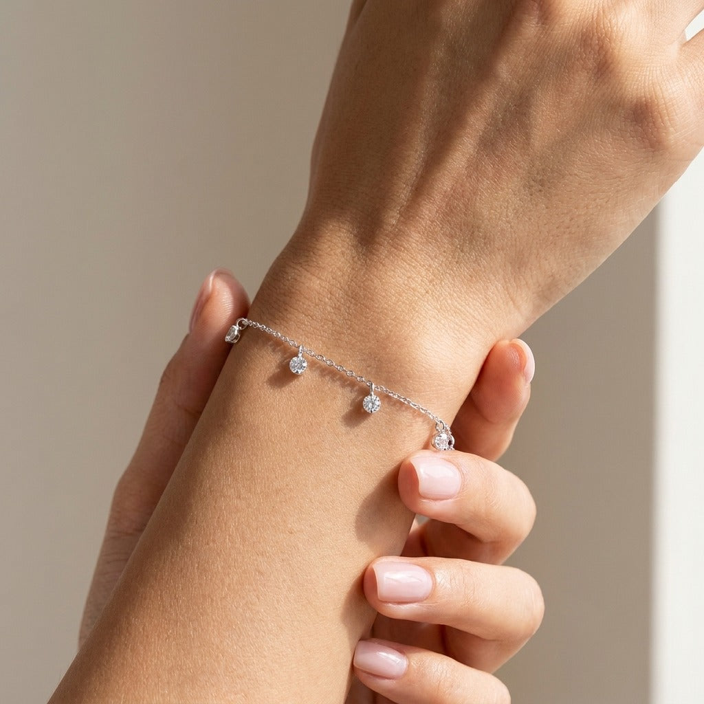 Elise Sparkling Dew Bracelet - Joie d’Or