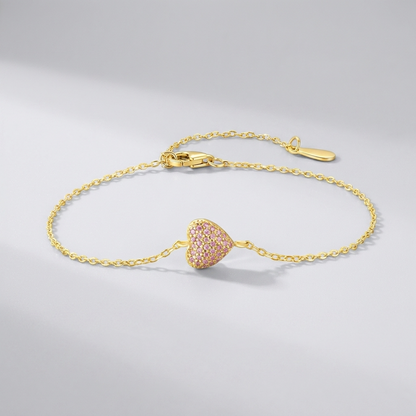 Amélie Coeur Bracelet - Joie d’Or