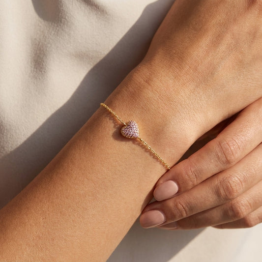 Amélie Coeur Bracelet - Joie d’Or