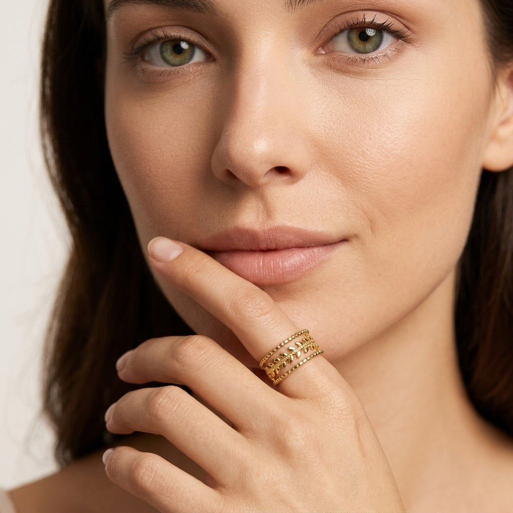 Maria Gold Leaf Ring - Joie d’Or