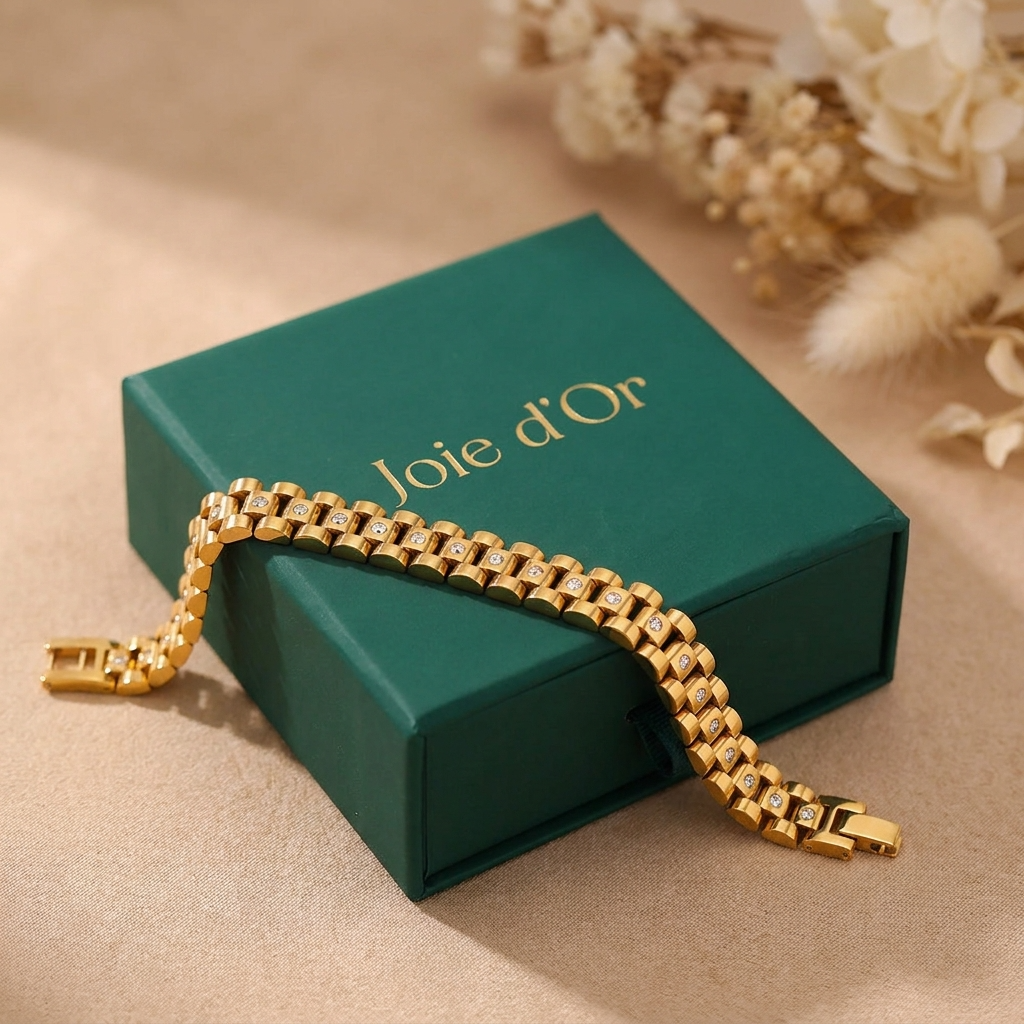Gladia Watchband Bracelet - Joie d’Or