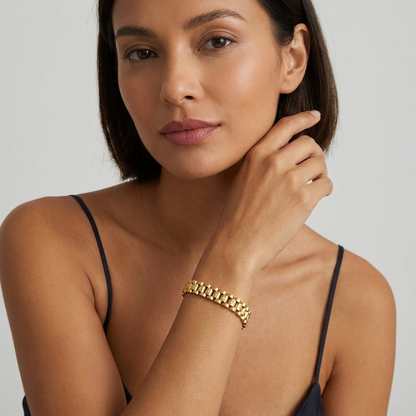 Gladia Watchband Bracelet - Joie d’Or