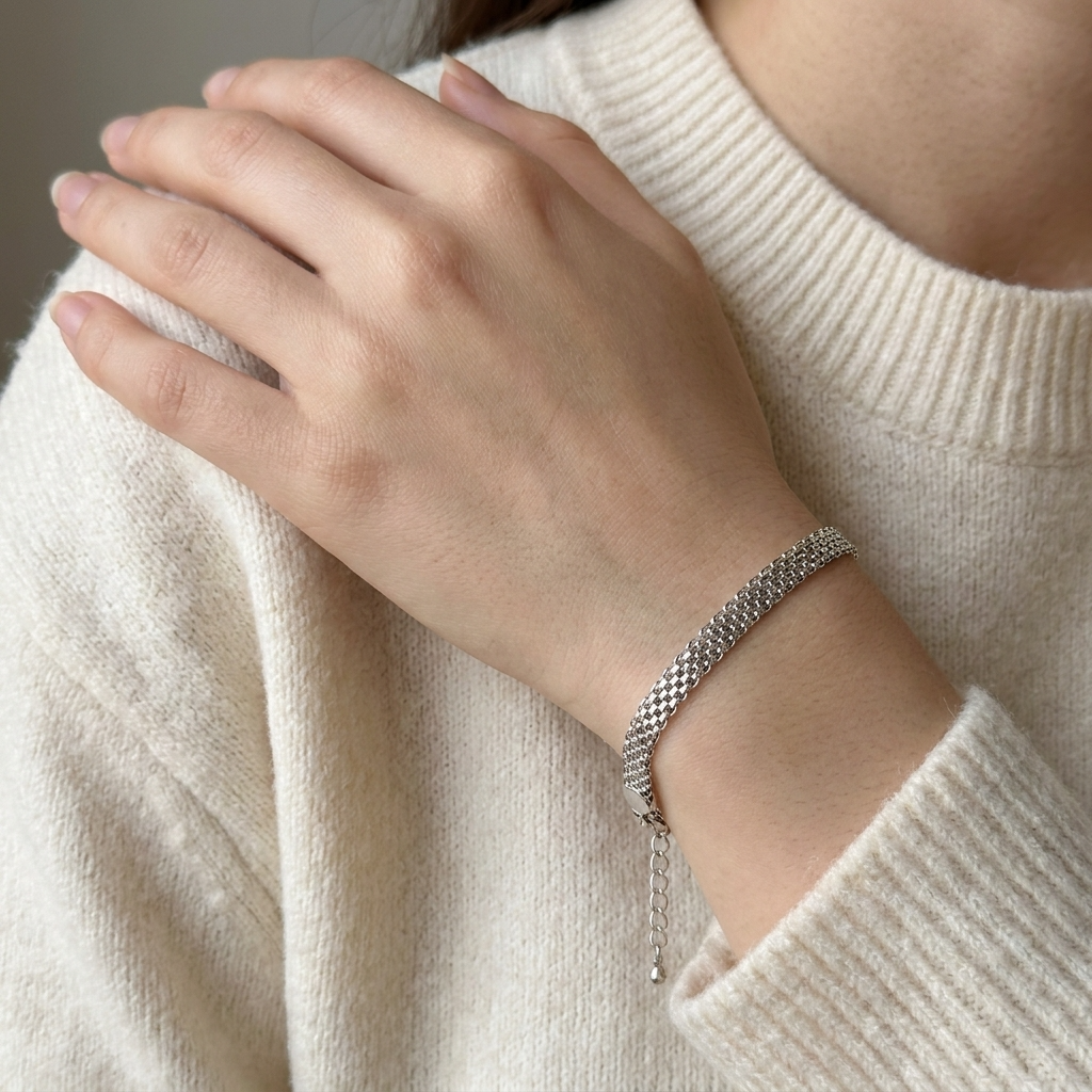 Clara Minimalist Mesh Bracelet - Joie d’Or