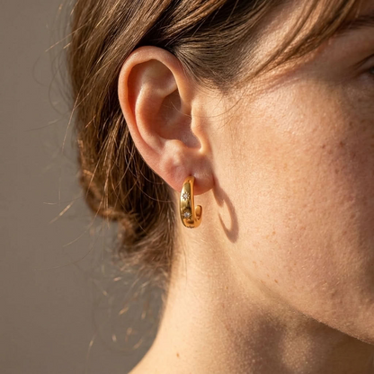 Luna Star Crescent Gold Earrings