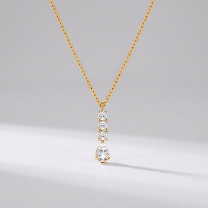 Céleste Pear Drop Gold Necklace