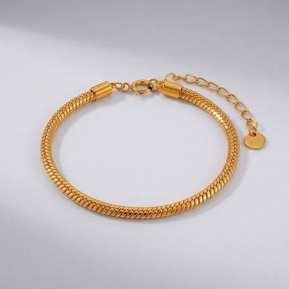 Alessia Snake Chain Gold Bracelet