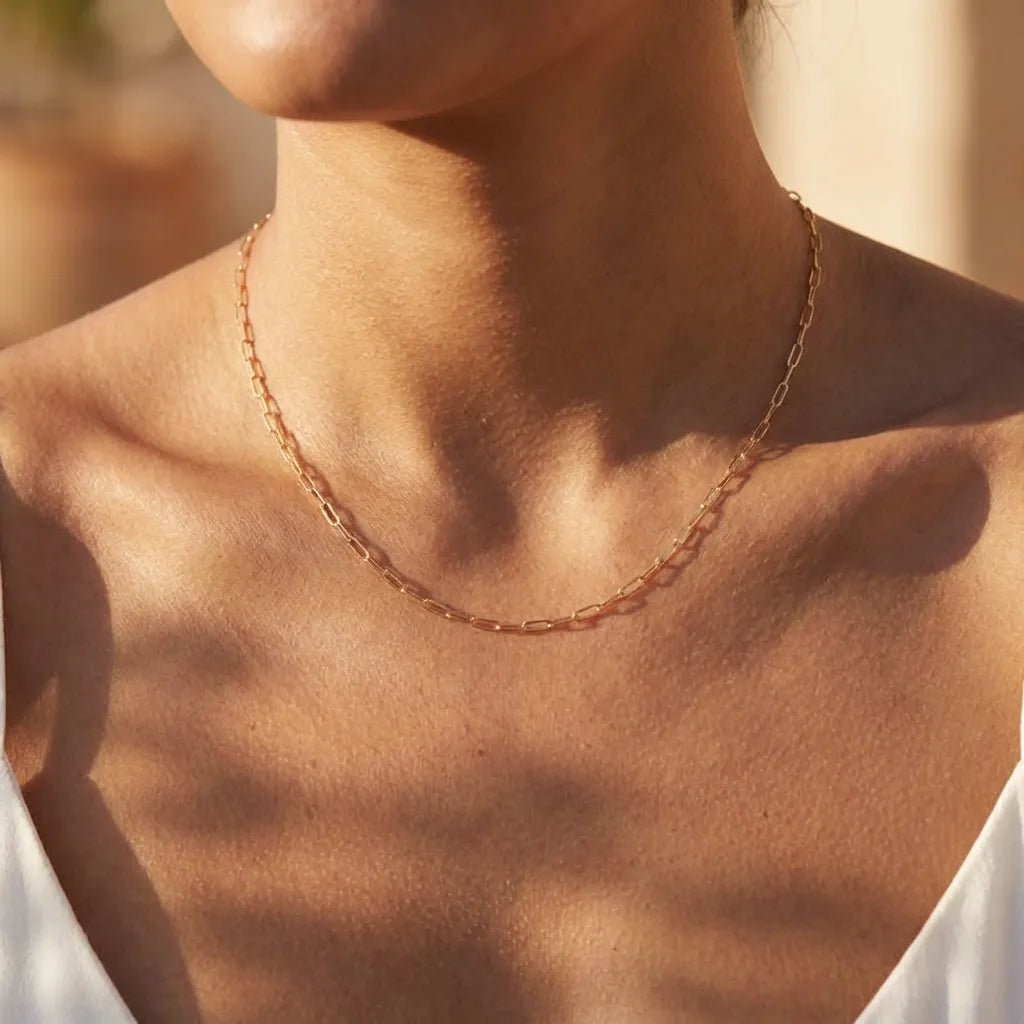 Nadia Paperclip Chain Necklace - Joie d’Or