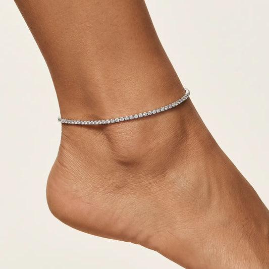 Sophie Lumière Tennis Anklet - Joie d’Or