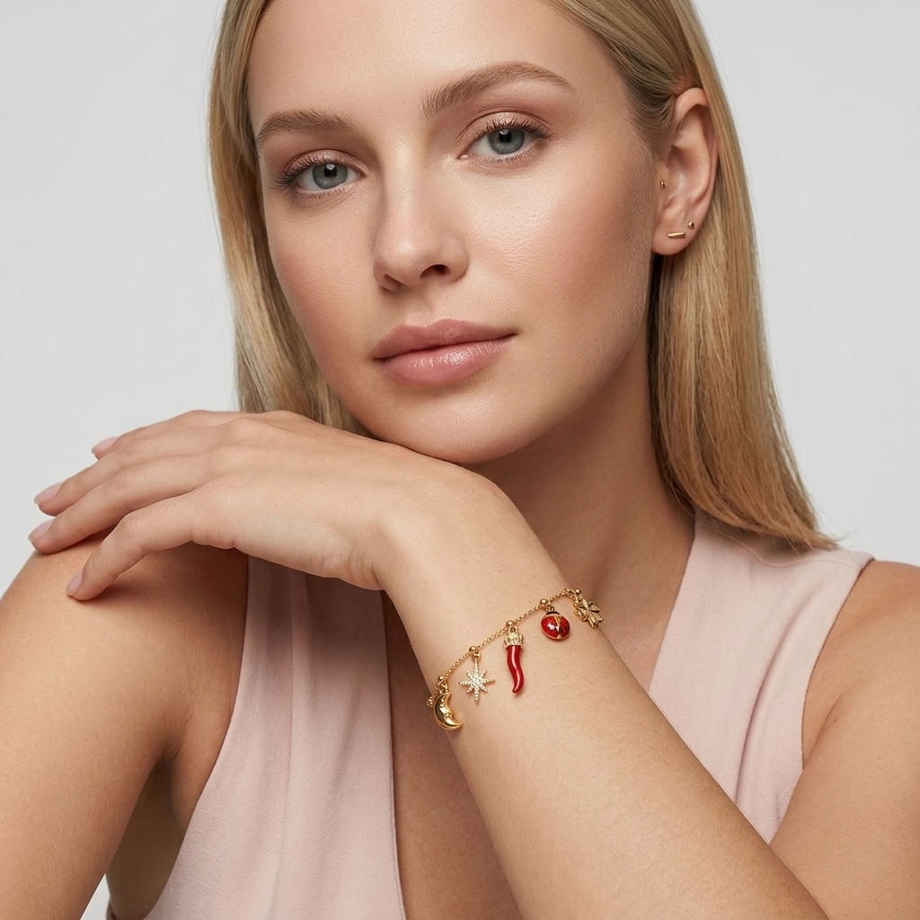 Noémie Lucky Charms Gold Bracelet - Joie d’Or