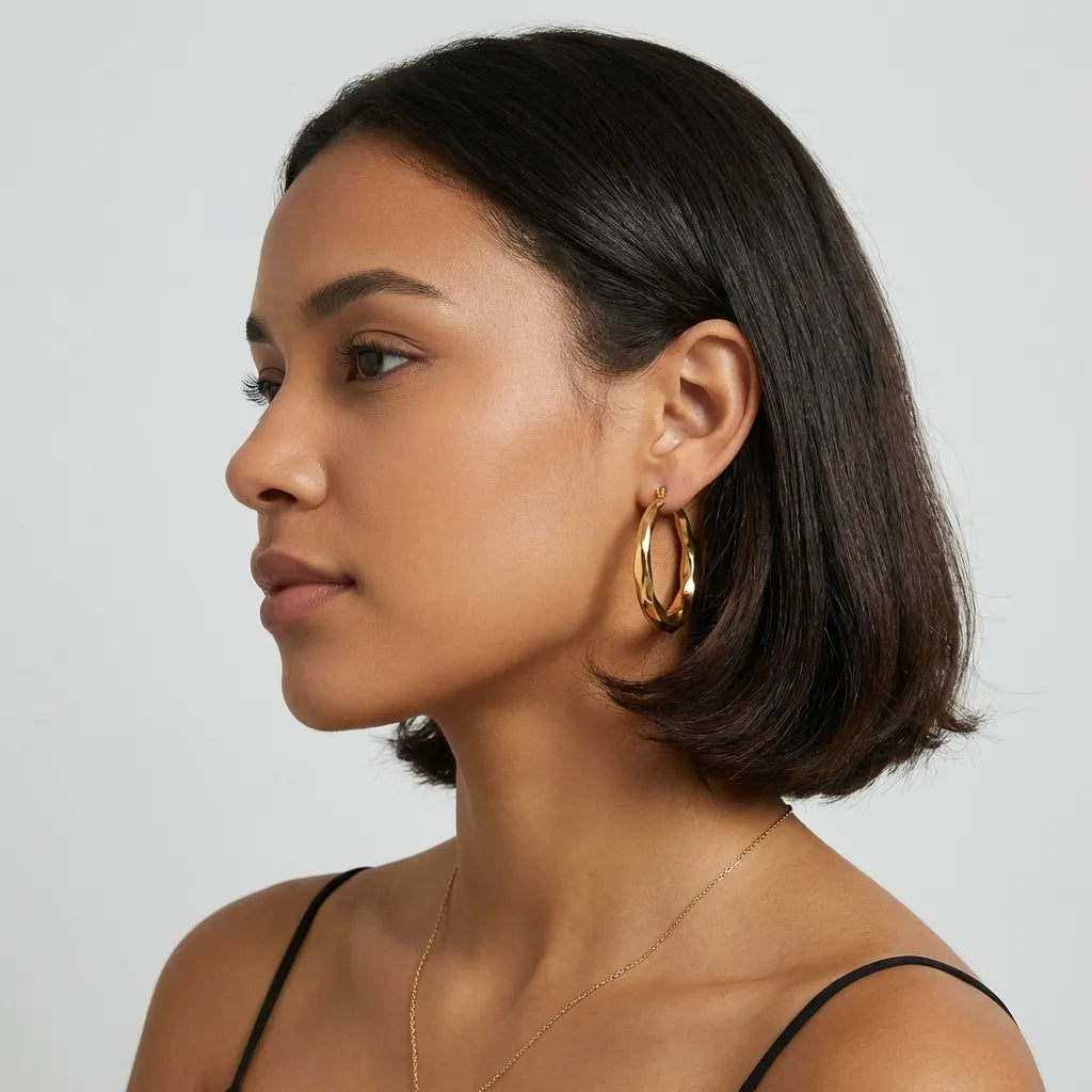 Aire Hoop Earrings - Joie d’Or