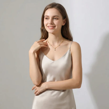 Mia Flower Crystal Necklace