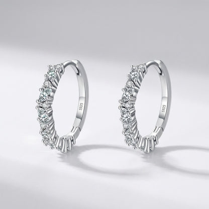 Celeste Pavé Hoop Earrings - Joie d’Or