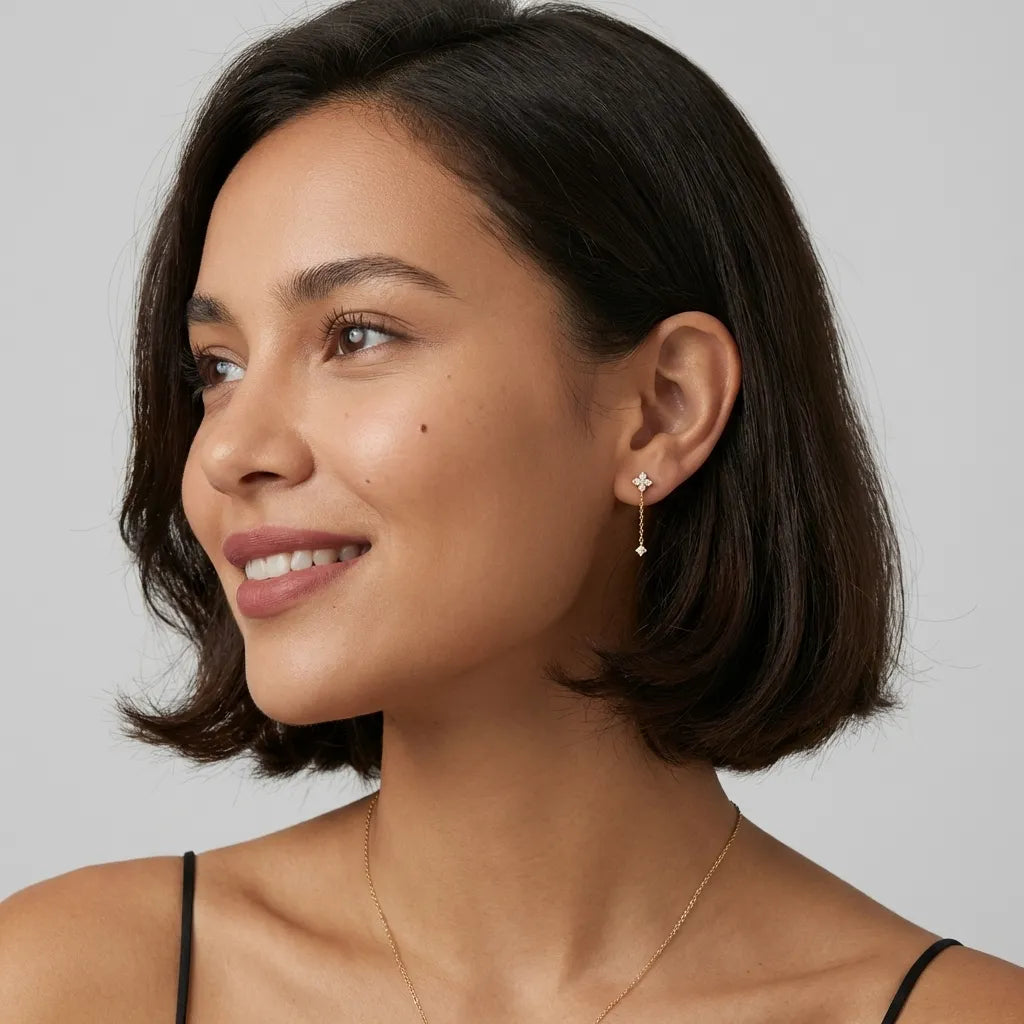 Mia Crystal Drop Earrings - Joie d’Or