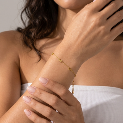 Lucienne Gold Bow Bracelet