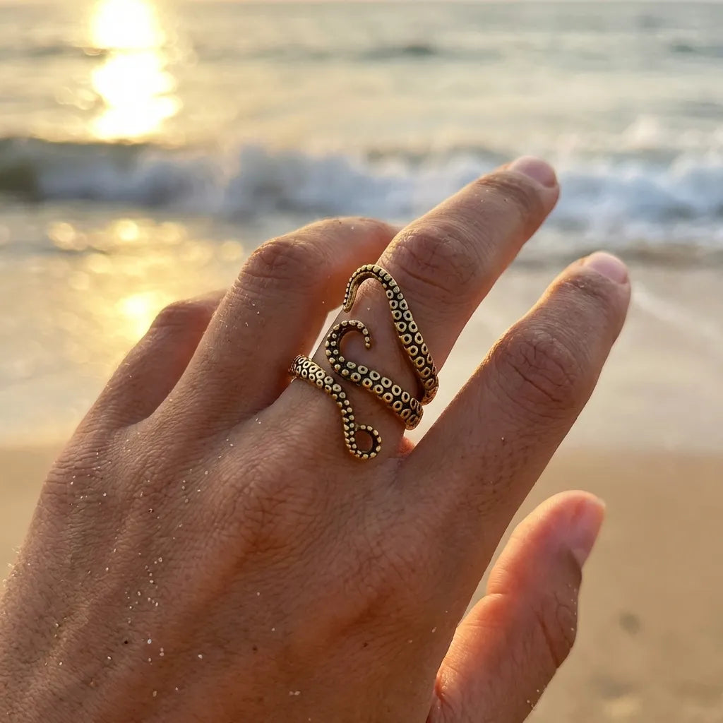 Freia Octopus Ring - Joie d’Or