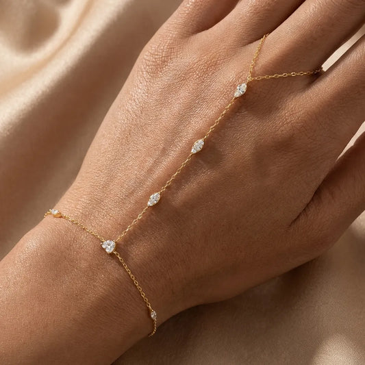 Amélie Sparkling Crystal Bracelet - Joie d’Or