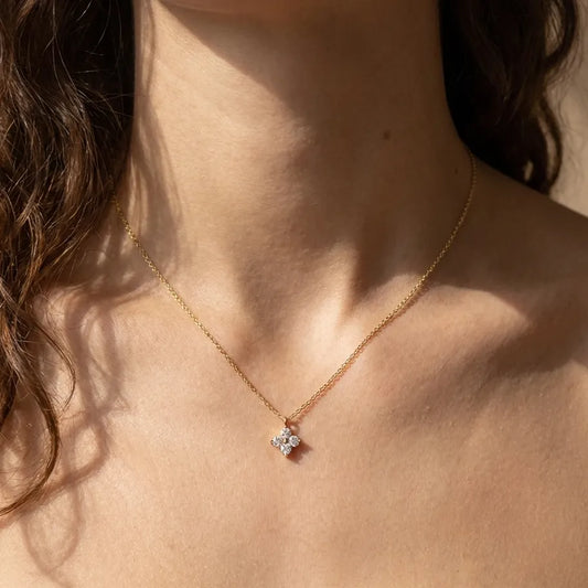 Mia Crystal Pedant Necklace - Joie d’Or