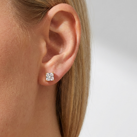 Mia Mini Square Earrings - Joie d’Or