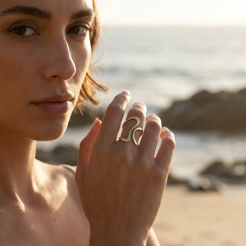 Mosaic Gold Ring - Joie d’Or