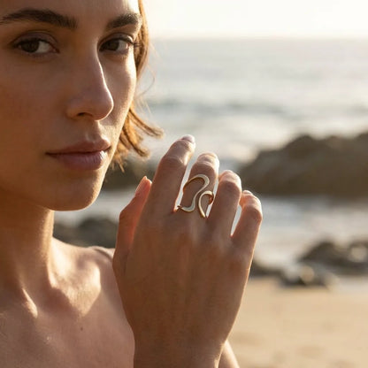 Mosaic Gold Ring - Joie d’Or