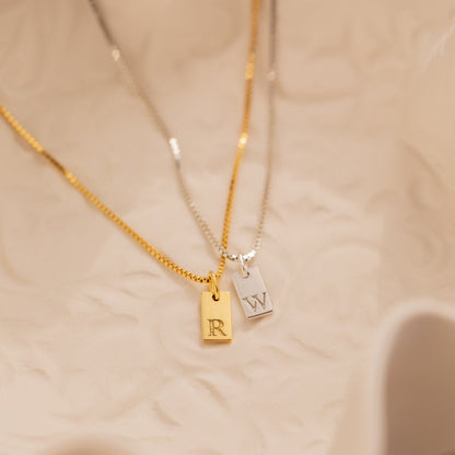 Chloé Initial Charm Necklace