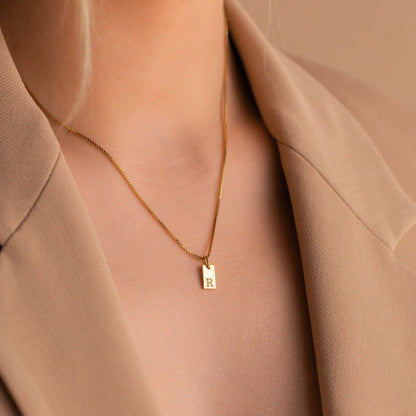 Chloé Initial Charm Necklace